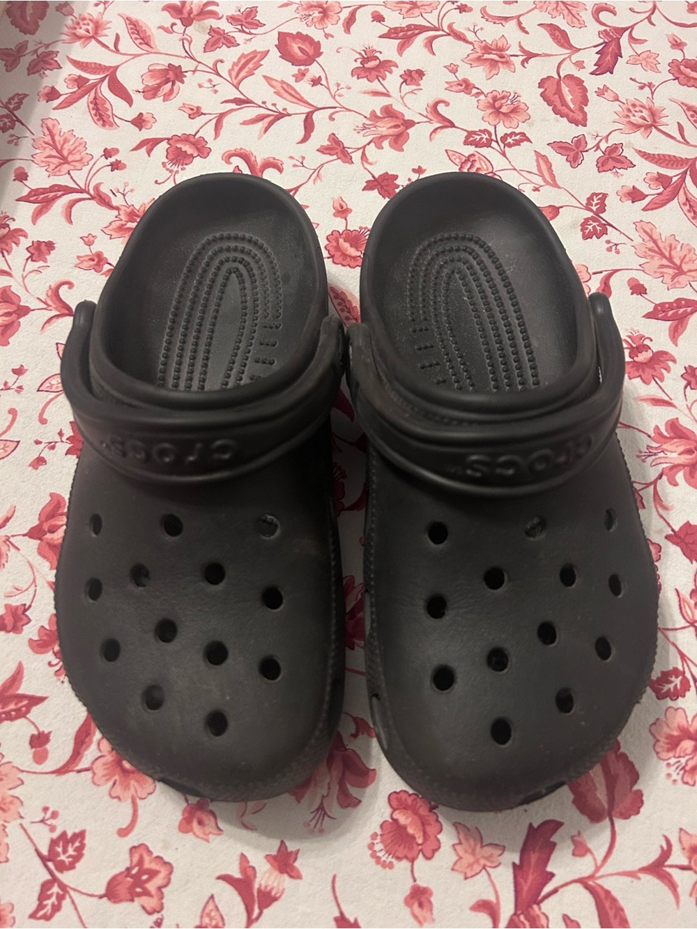 CROCS Kids Black Classic Clog Sandals
